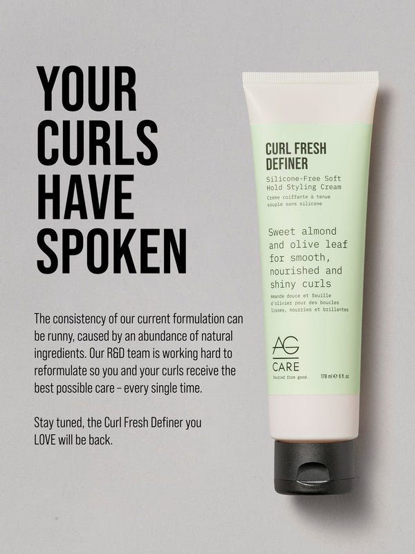 CURL FRESH DEFINER SILICONE-FREE SOFT HOLD STYLING CREAM