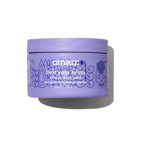 bust your brass cool blonde intense repair hair mask