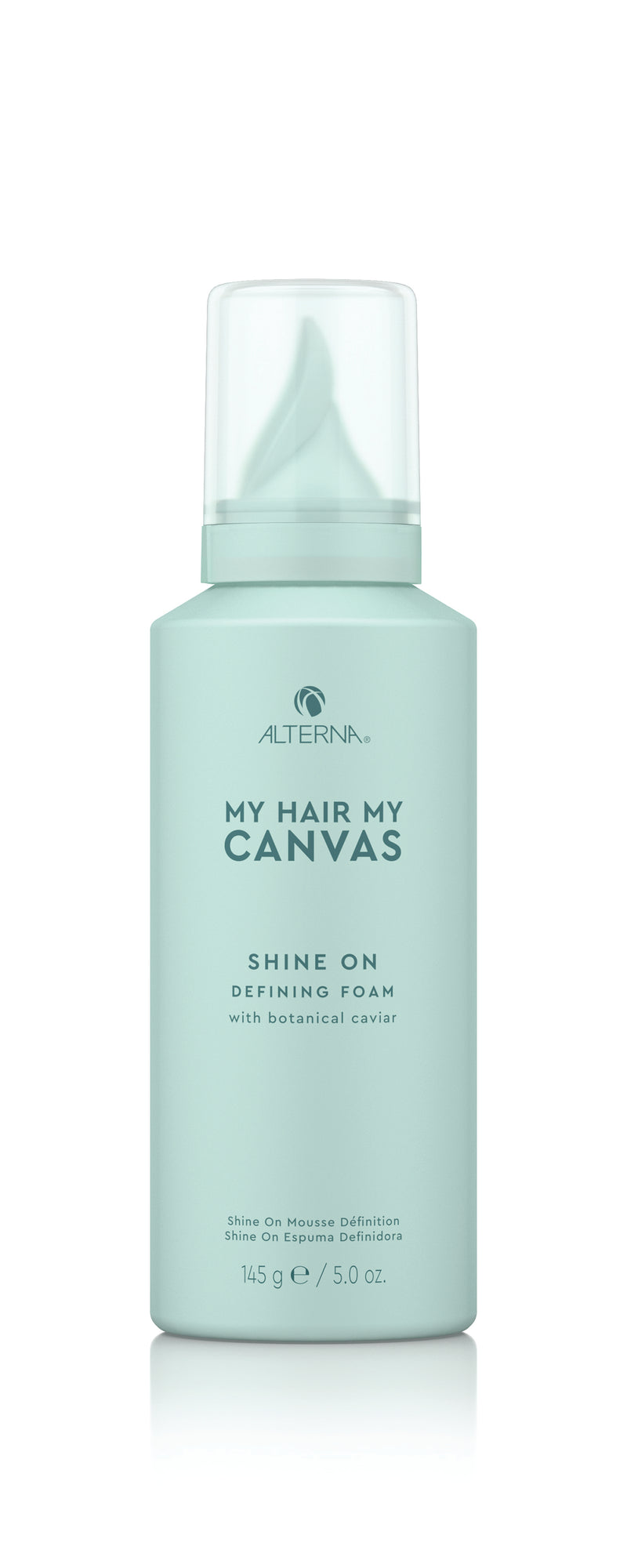 MY HAIR. MY CANVAS. SHINE ON DEFINING FOAM - Front Door Beauty